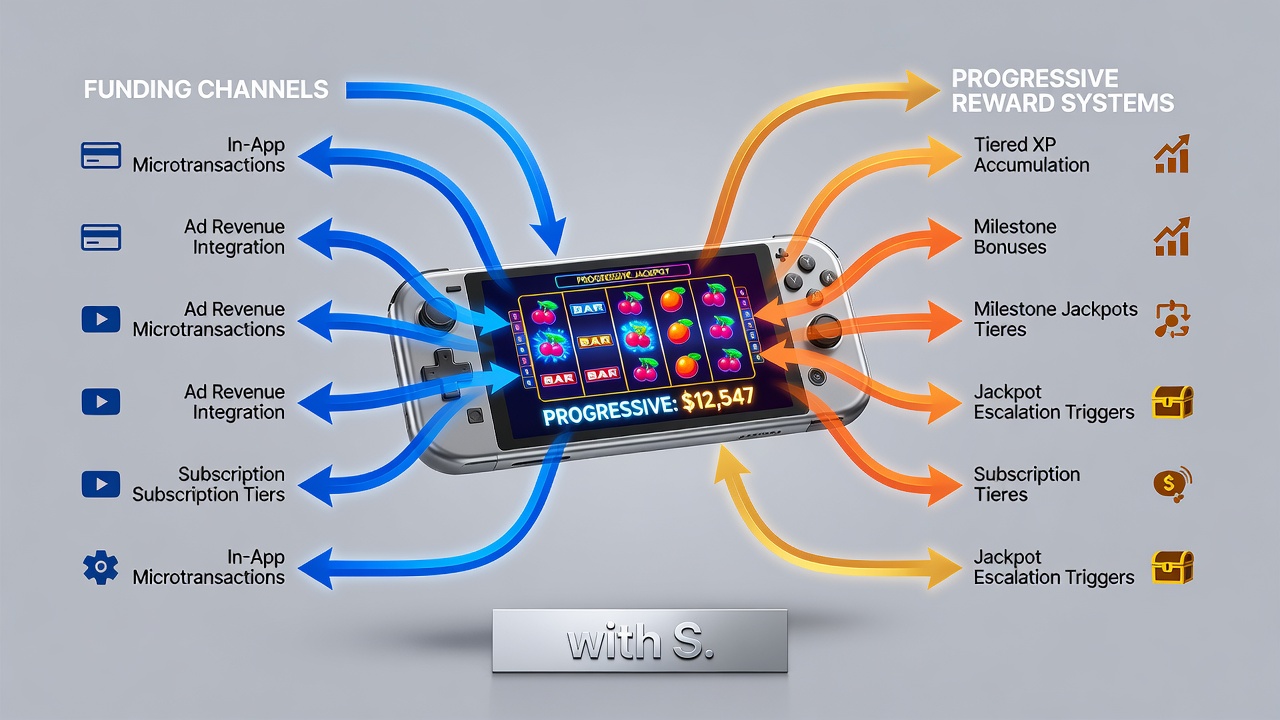 Illustration der Interaktion zwischen Zahlungskanälen und Belohnungsprogression in mobilen Live-Casino-Formaten