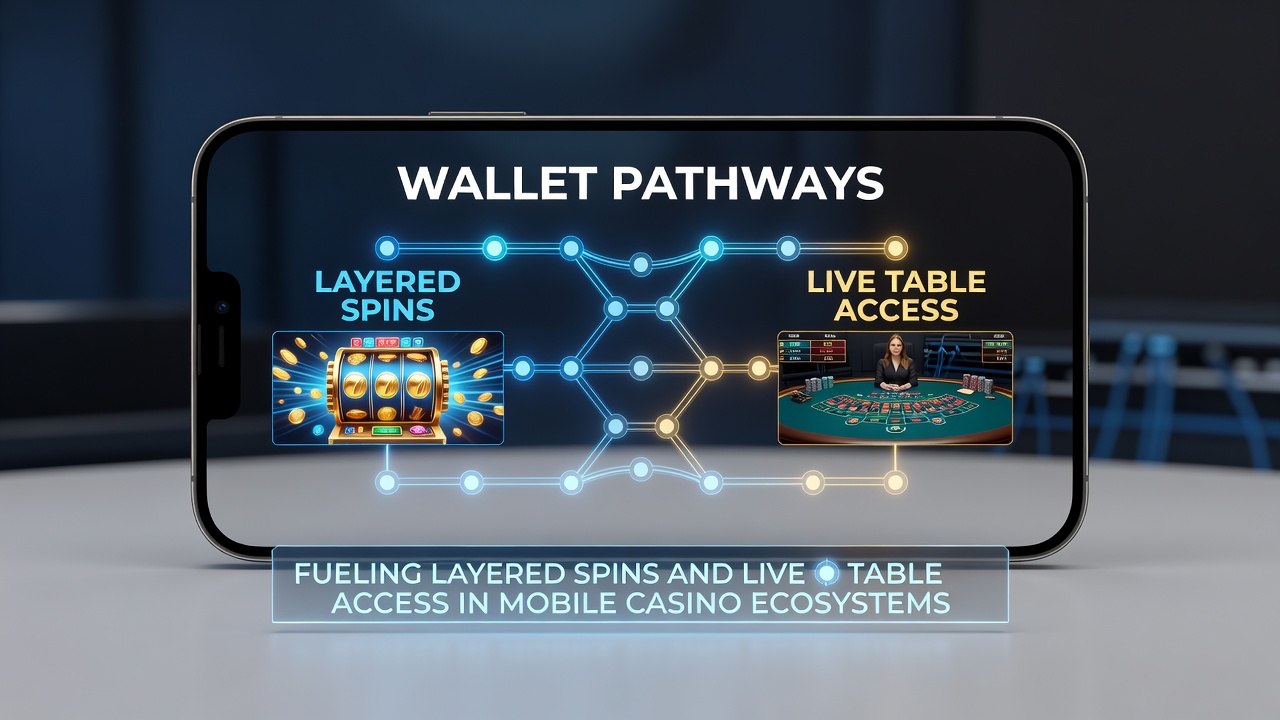 Gestaffelte Spins und Live-Tisch-Zugang über Wallet-Pfade in mobilen Ökosystemen